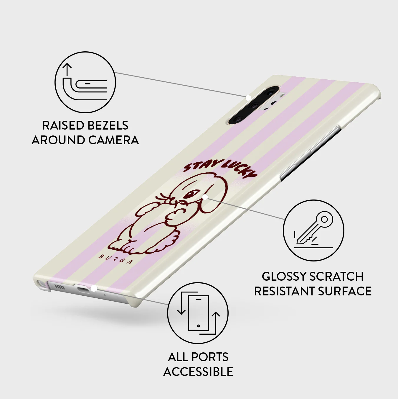 Stay Lucky - Samsung Galaxy Note 10 Plus Case - Image 3