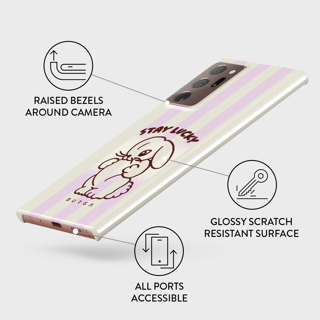 Stay Lucky - Samsung Galaxy Note 20 Ultra 4G / 5G Case - Image 3