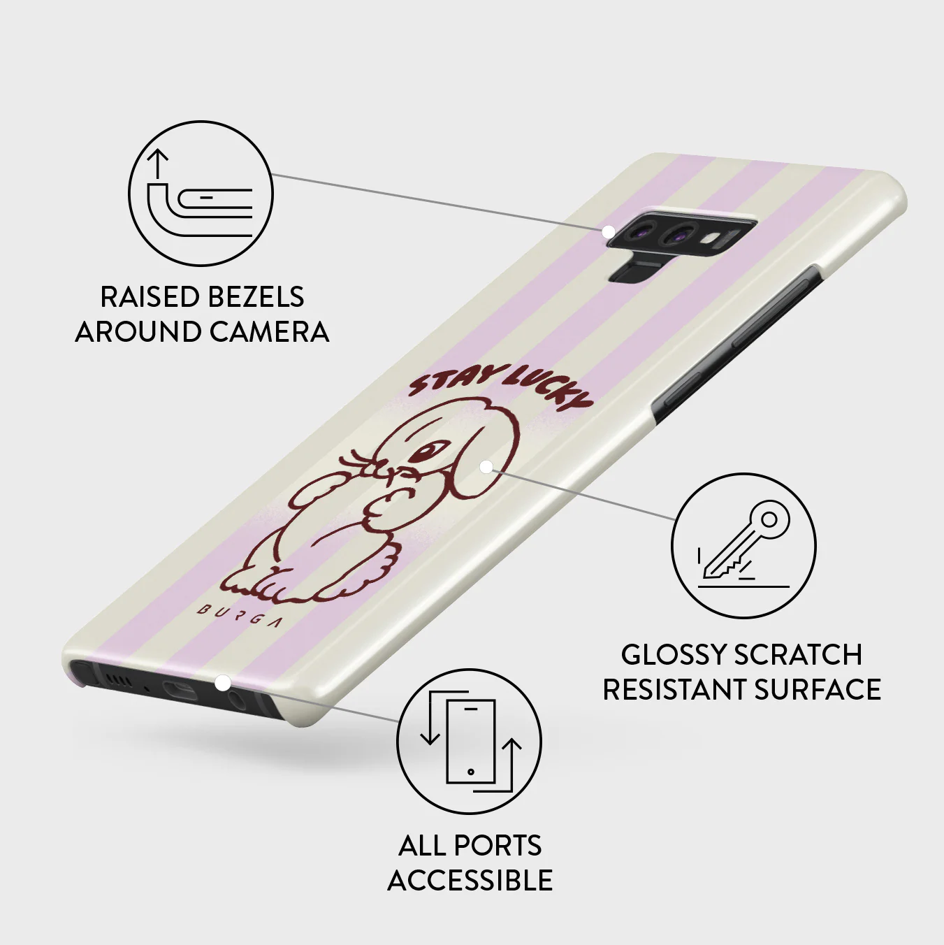 Stay Lucky - Samsung Galaxy Note 9 Case - Image 3