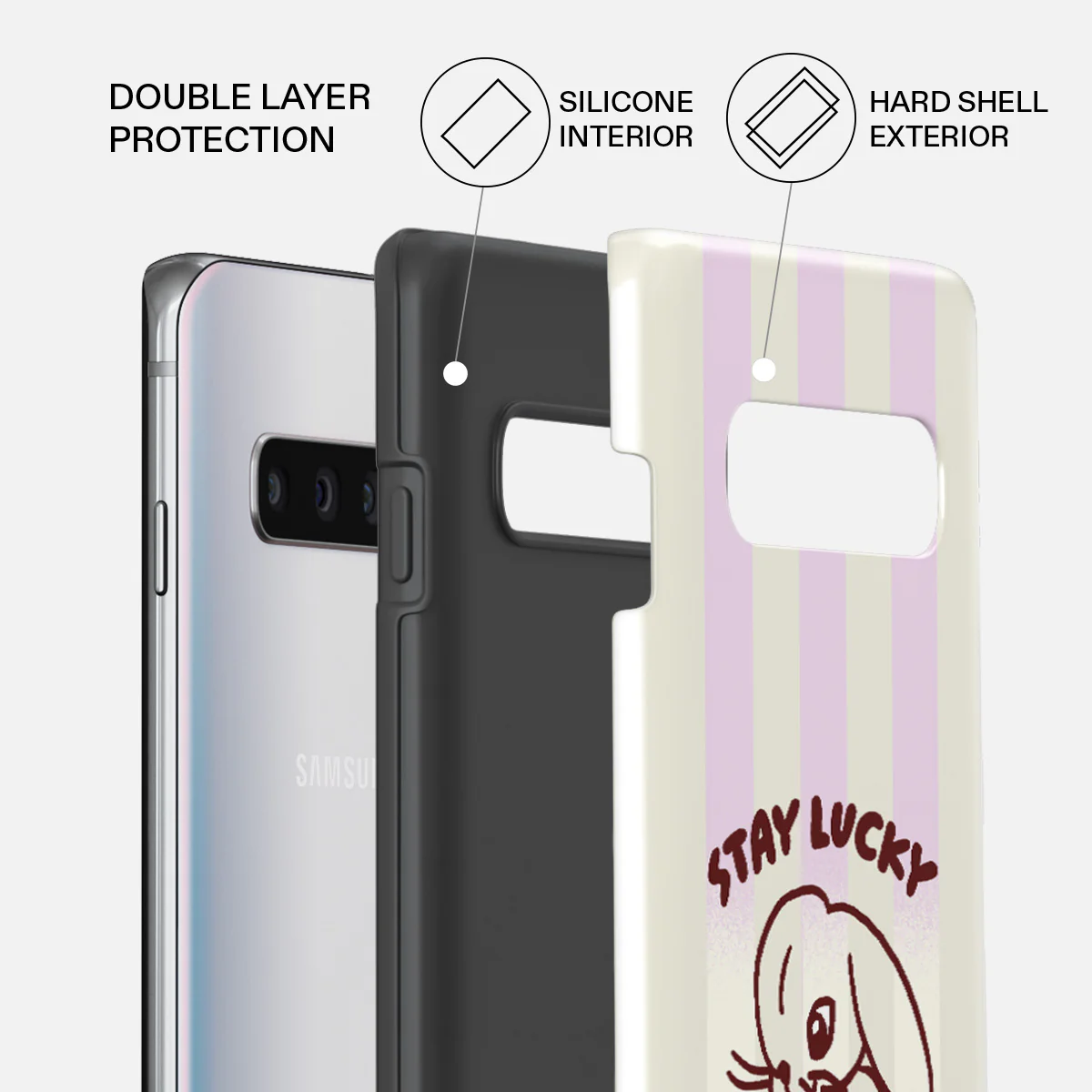 Stay Lucky - Samsung Galaxy S10 4G Case - Image 2
