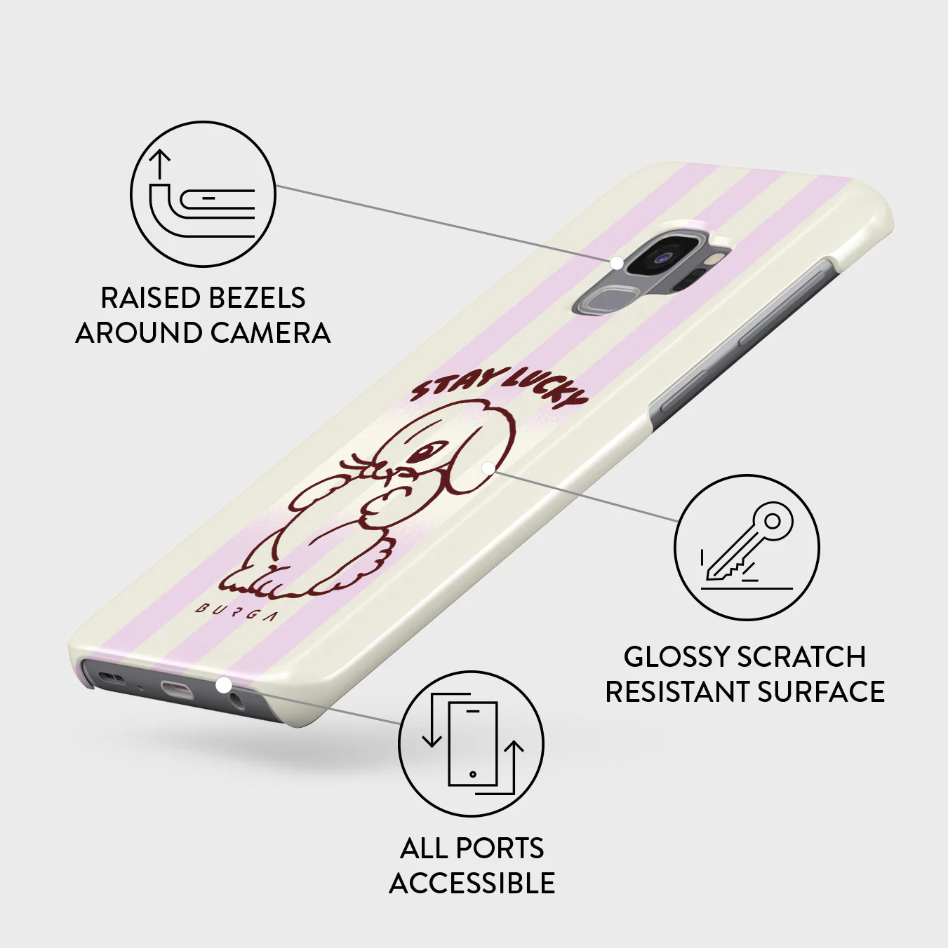 Stay Lucky - Samsung Galaxy S9 Case - Image 3