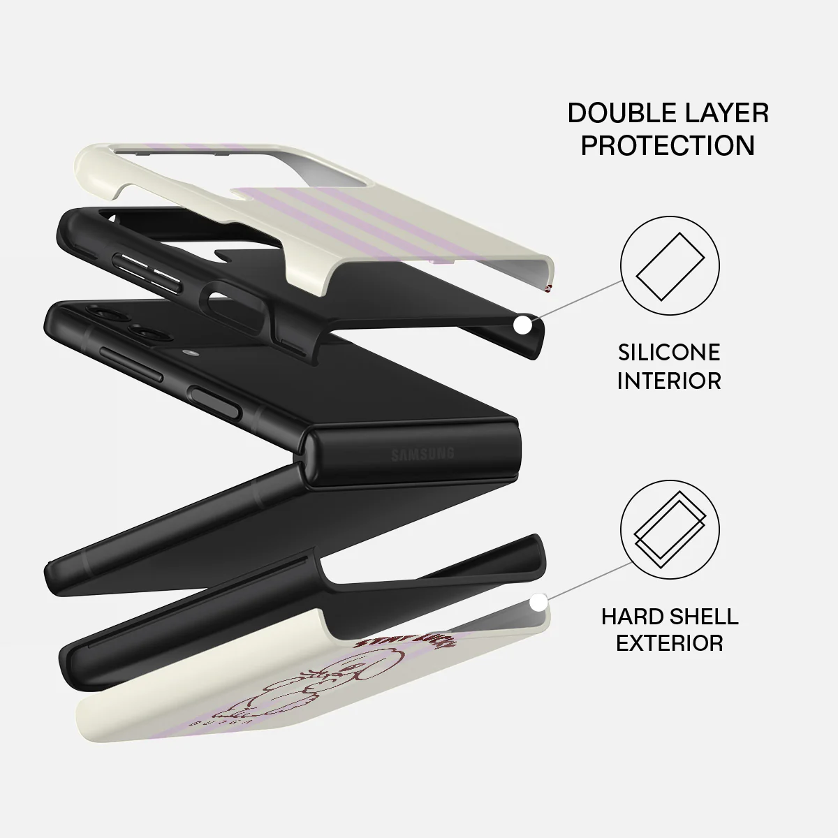 Stay Lucky - Samsung Galaxy Z Flip 3 Case - Image 2