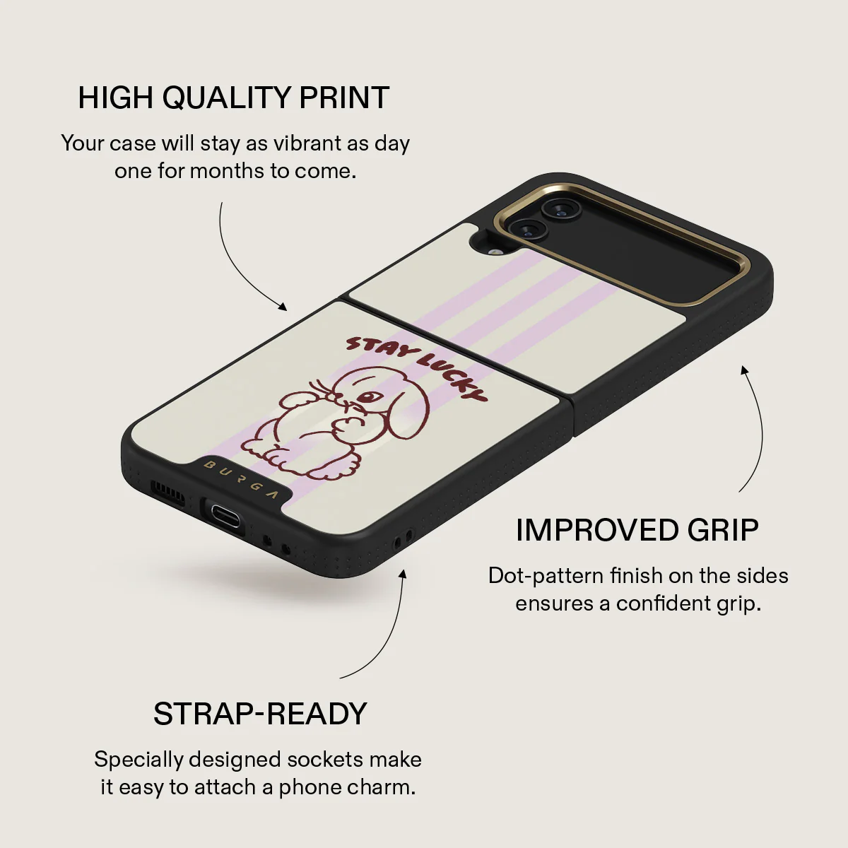 Stay Lucky - Samsung Galaxy Z Flip 4 Case - Image 18