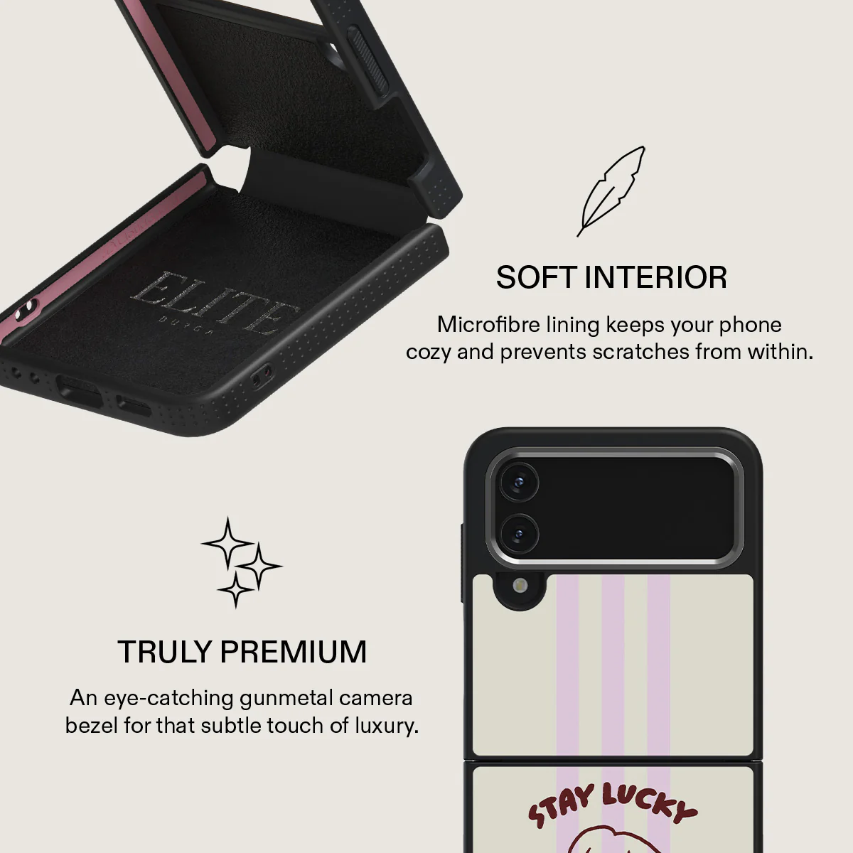Stay Lucky - Samsung Galaxy Z Flip 4 Case - Image 25