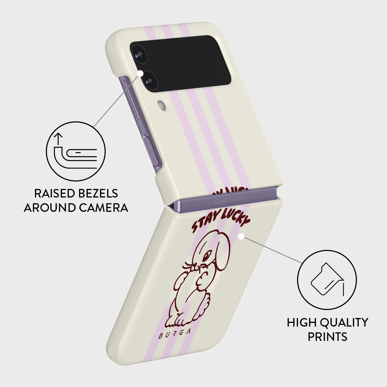 Stay Lucky - Samsung Galaxy Z Flip 4 Case - Image 3