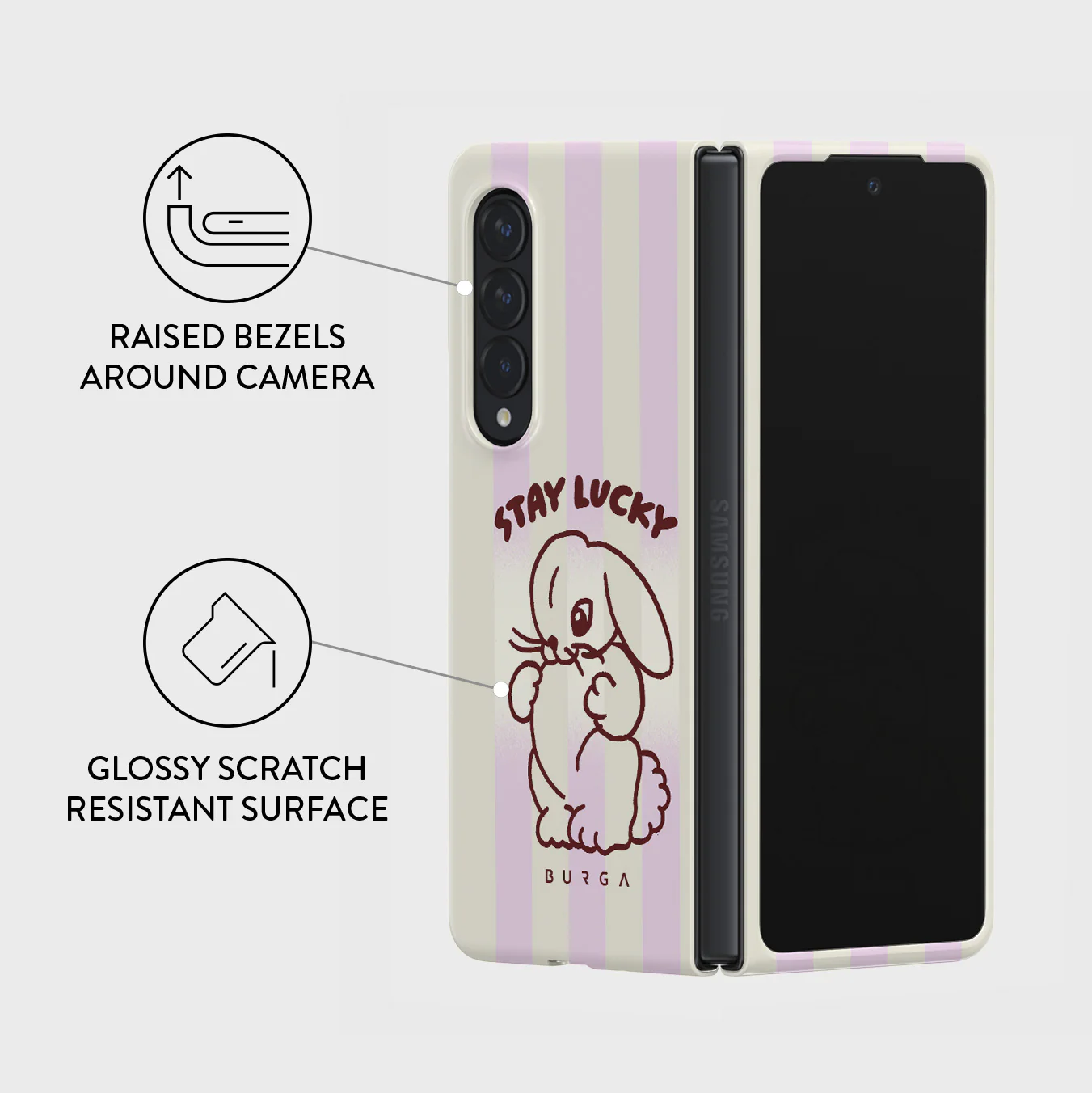 Stay Lucky - Samsung Galaxy Z Fold 4 Case - Image 3