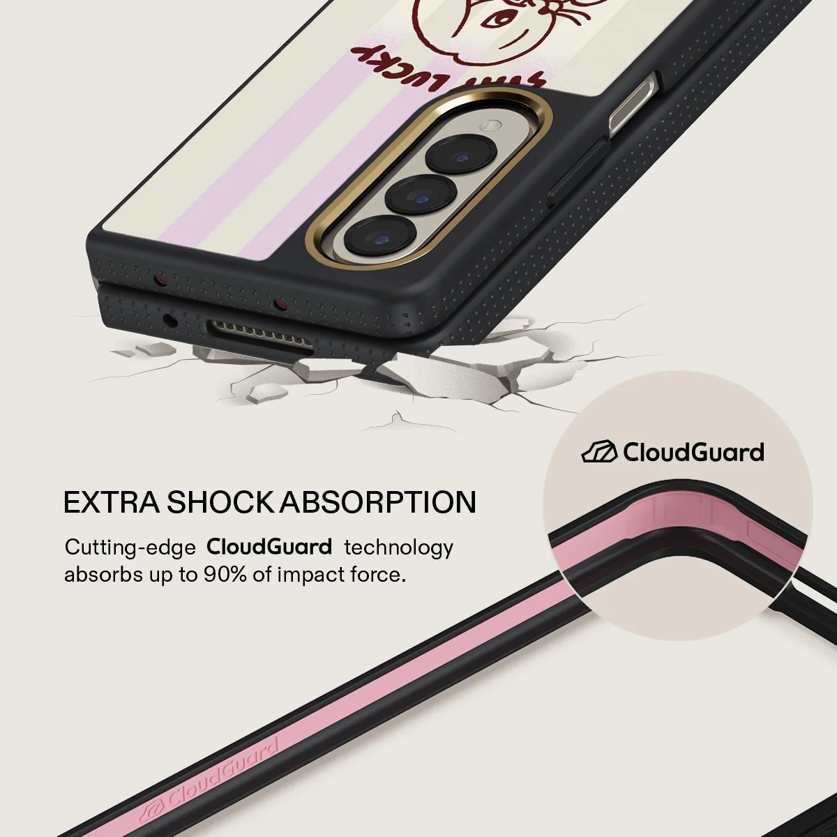 Stay Lucky - Samsung Galaxy Z Fold 4 Case - Image 8