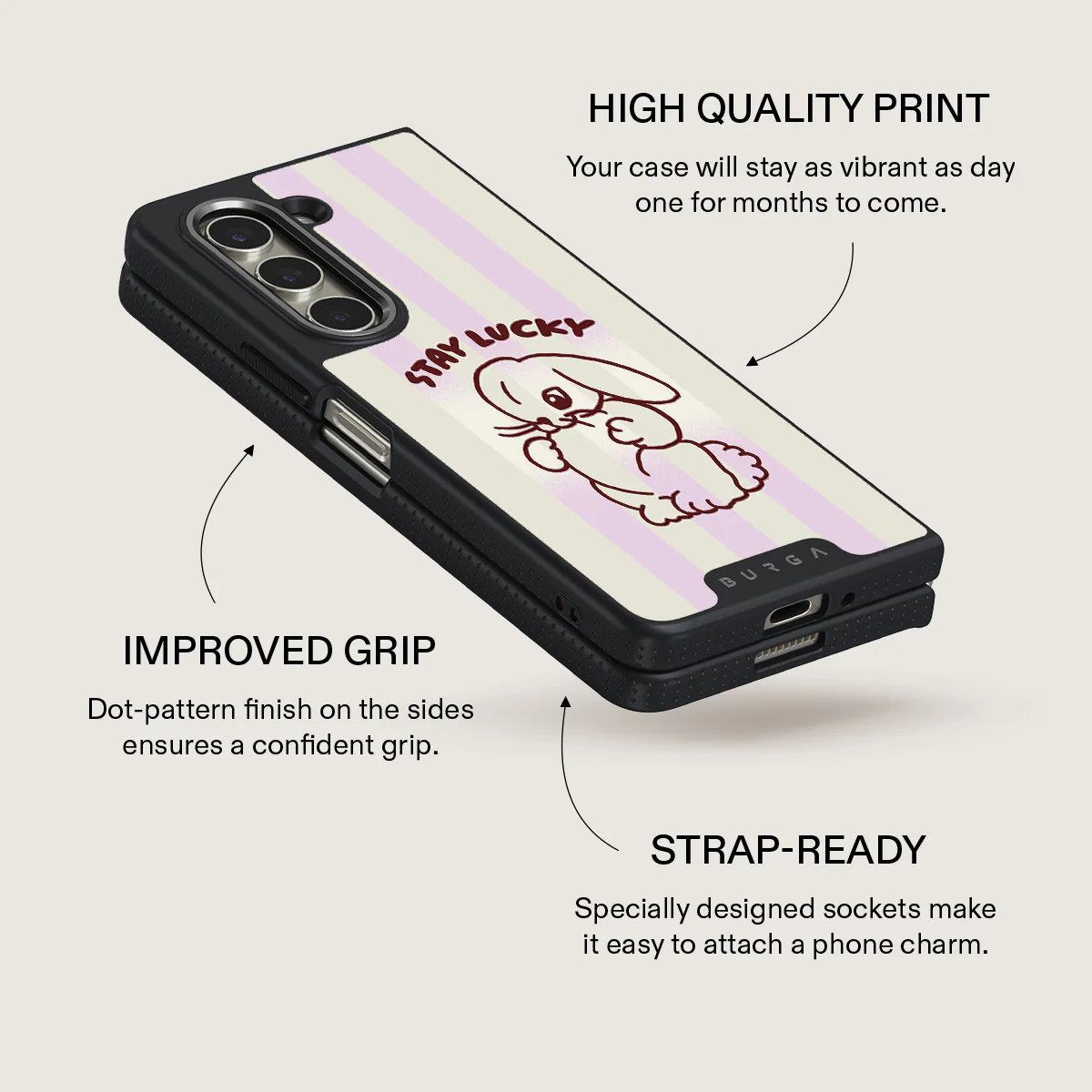 Stay Lucky - Samsung Galaxy Z Fold 5 Case - Image 12