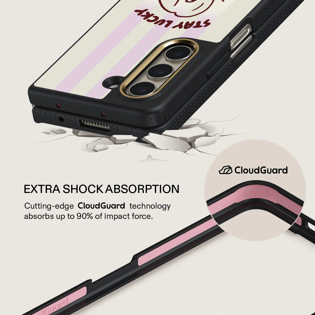 Stay Lucky - Samsung Galaxy Z Fold 5 Case - Image 3
