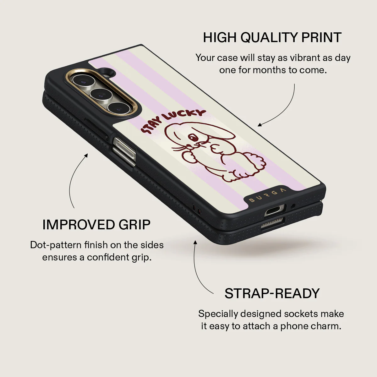 Stay Lucky - Samsung Galaxy Z Fold 5 Case - Image 5