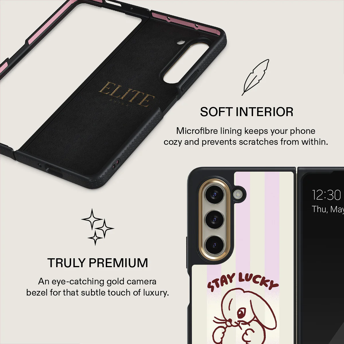 Stay Lucky - Samsung Galaxy Z Fold 5 Case - Image 6