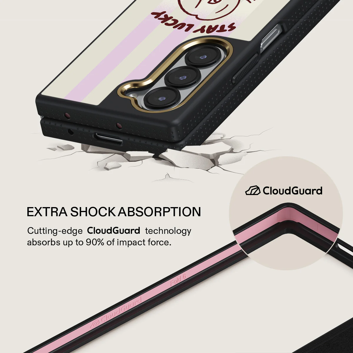 Stay Lucky - Samsung Galaxy Z Fold 6 Case - Image 3