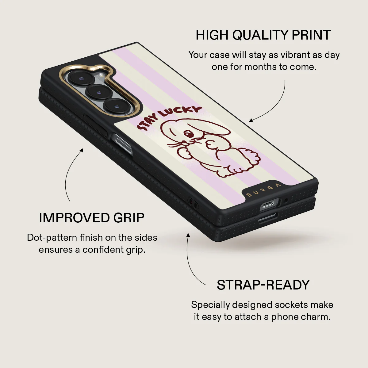 Stay Lucky - Samsung Galaxy Z Fold 6 Case - Image 5