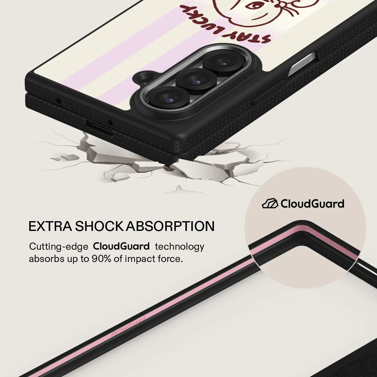 Stay Lucky - Samsung Galaxy Z Fold 7 Case - Image 10