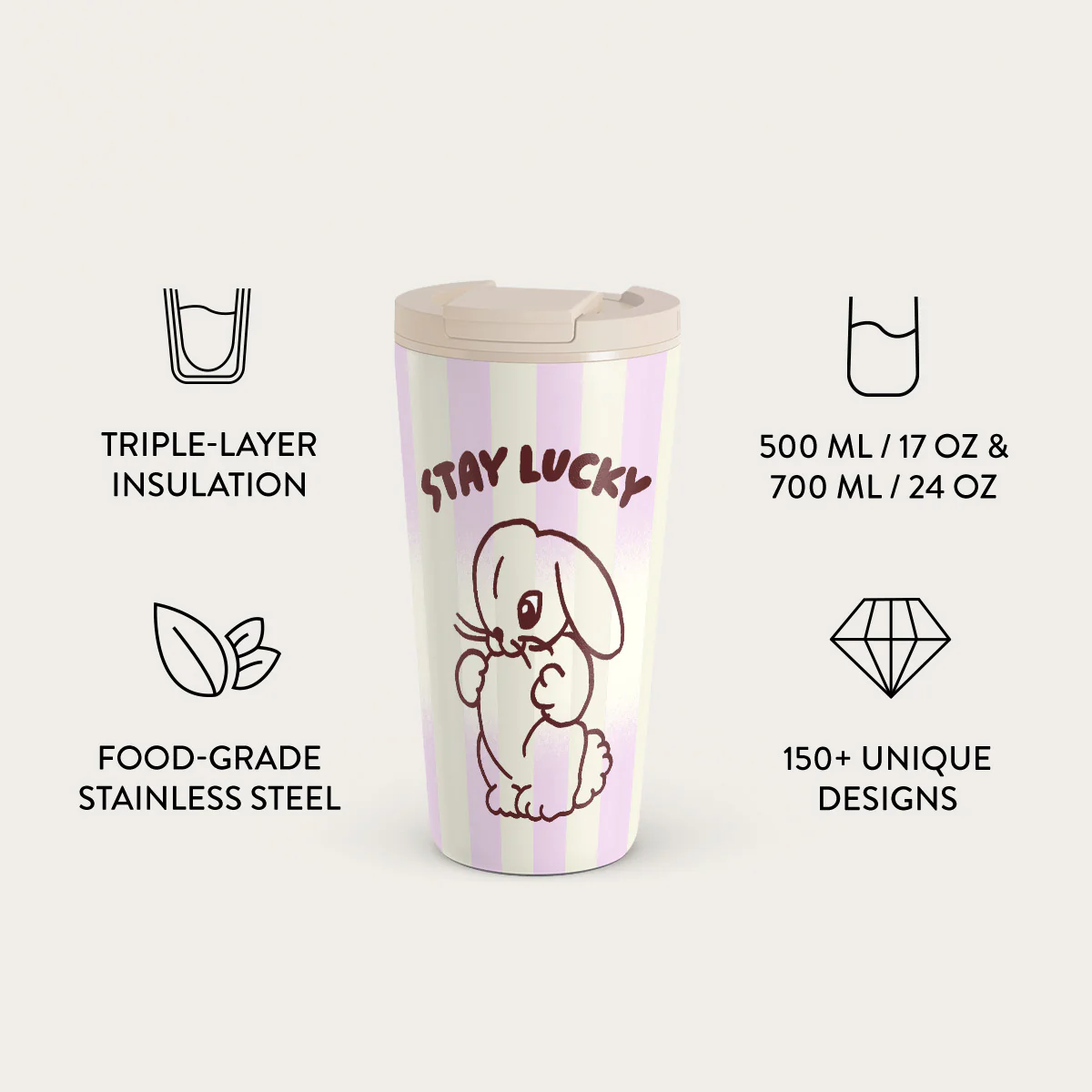Stay Lucky - Travel Mug - Image 7