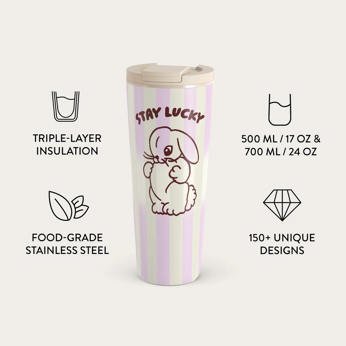 Stay Lucky - Travel Mug - Image 9