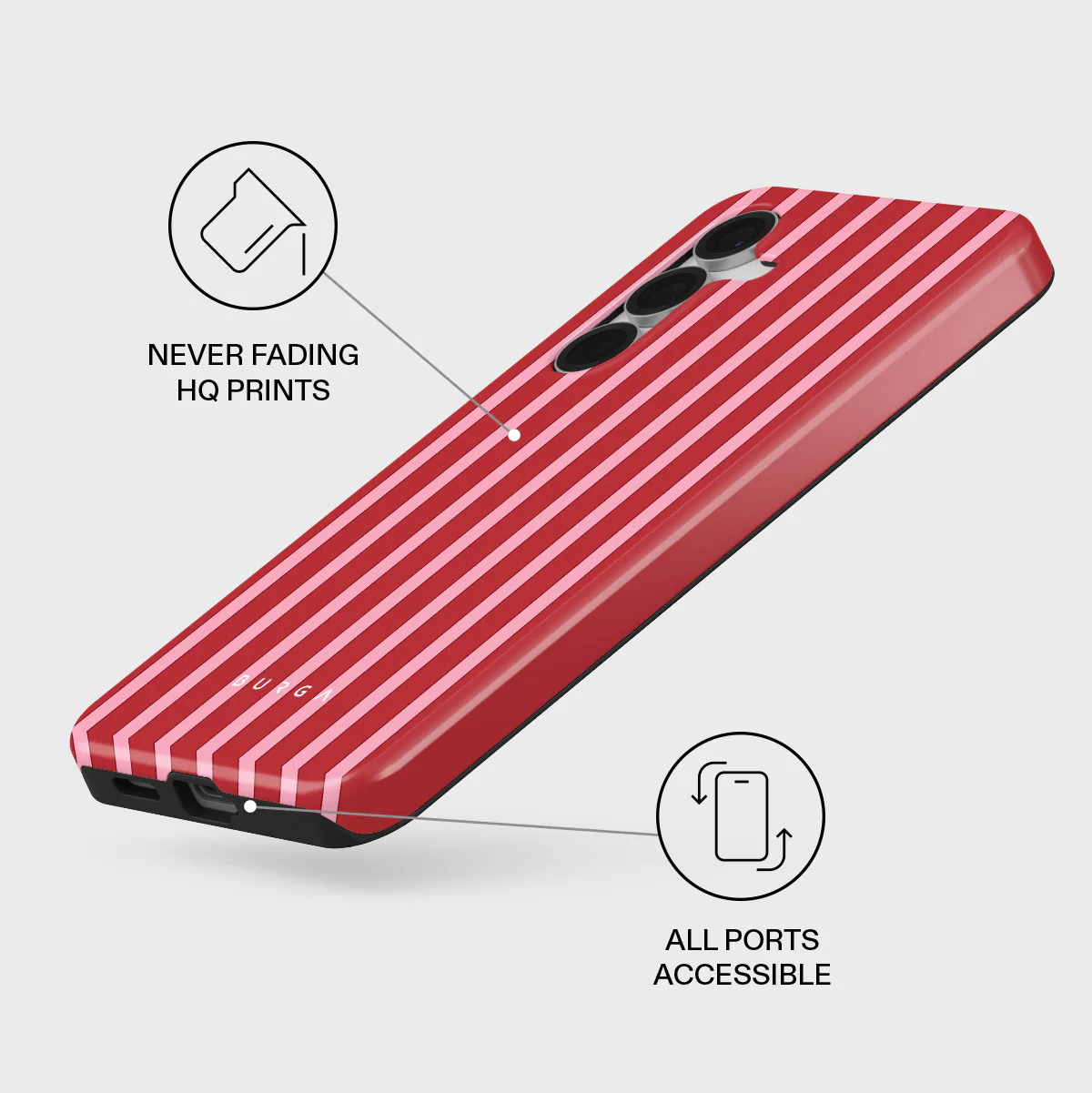 Strawberry Jam - Samsung Galaxy S25 FE Case - Image 3