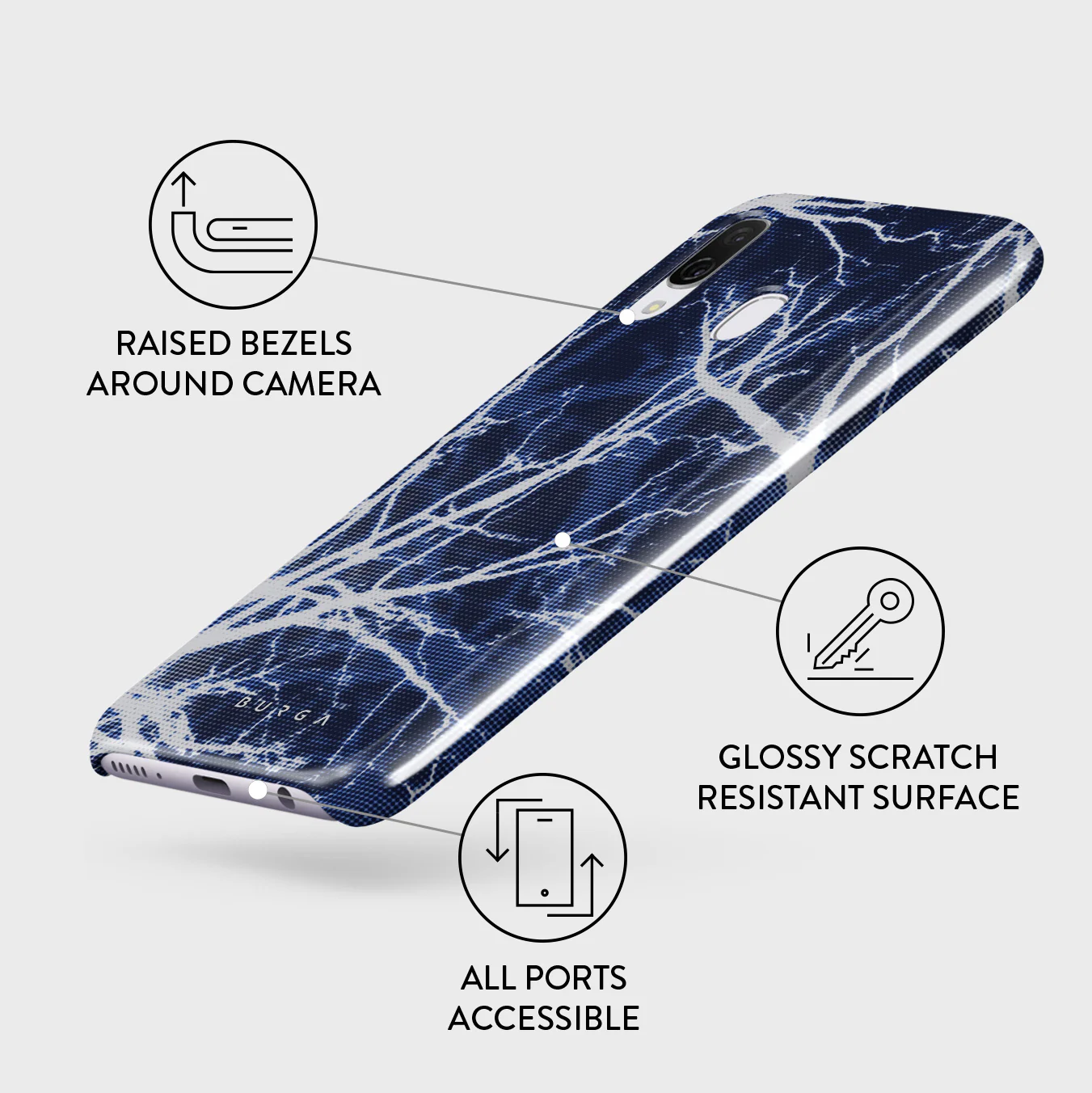 Subzero - Samsung Galaxy A40 Case - Image 3