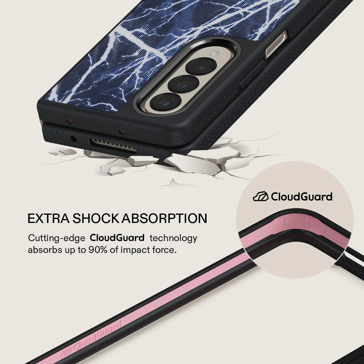 Subzero - Samsung Galaxy Z Fold 4 Case - Image 15