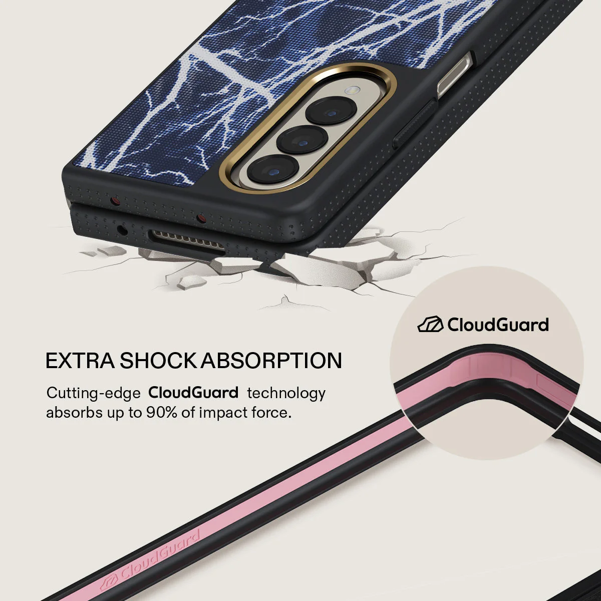 Subzero - Samsung Galaxy Z Fold 4 Case - Image 8