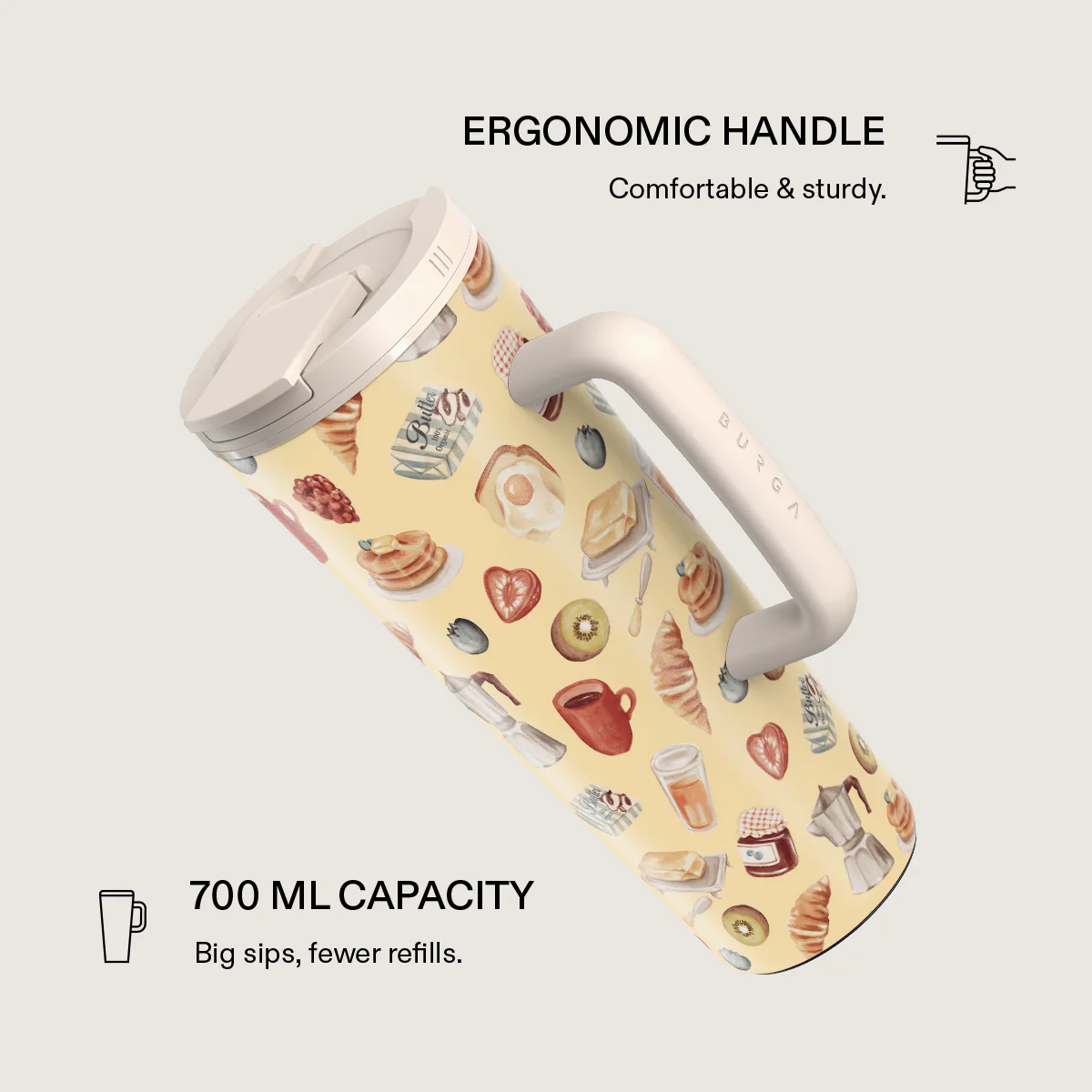 Sunny Side Up - EasyGrip Travel Mug - Image 2