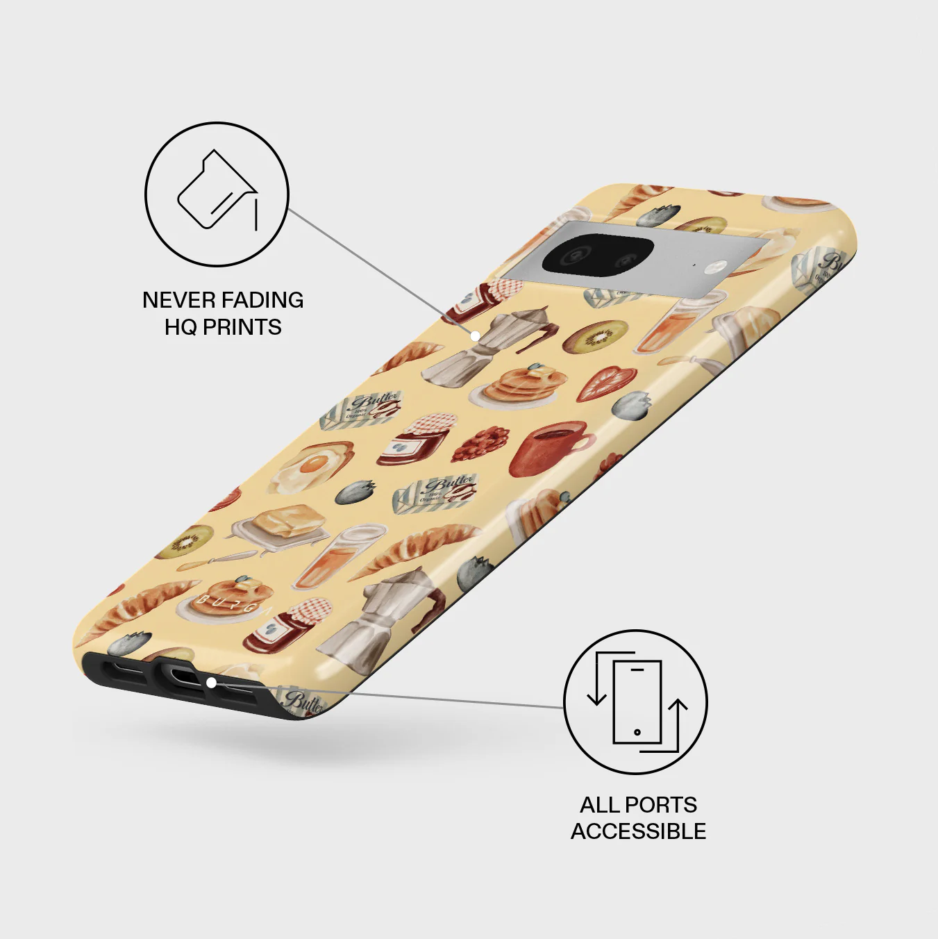 Sunny Side Up - Google Pixel 7a Case - Image 3