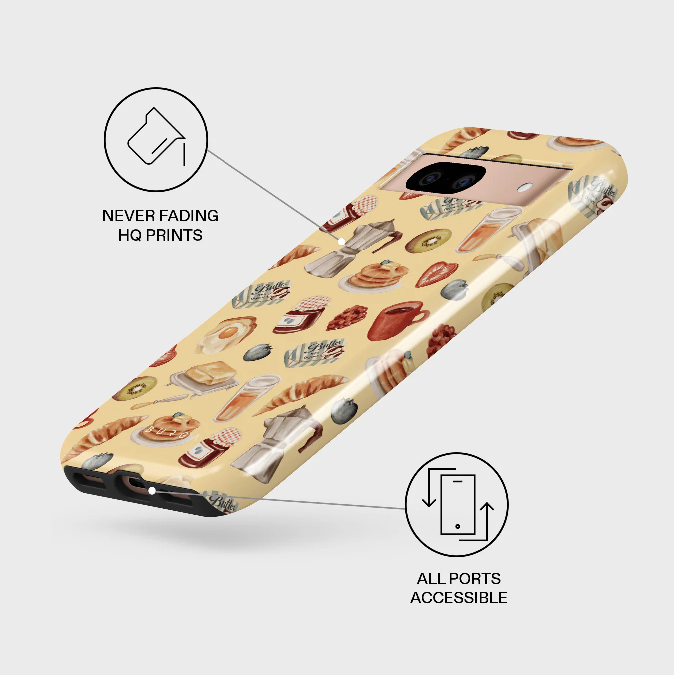 Sunny Side Up - Google Pixel 8a Case - Image 3