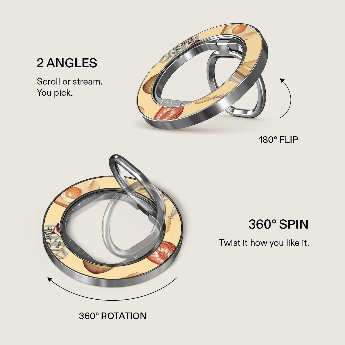 Sunny Side Up - Magnetic Ring Holder - Image 3