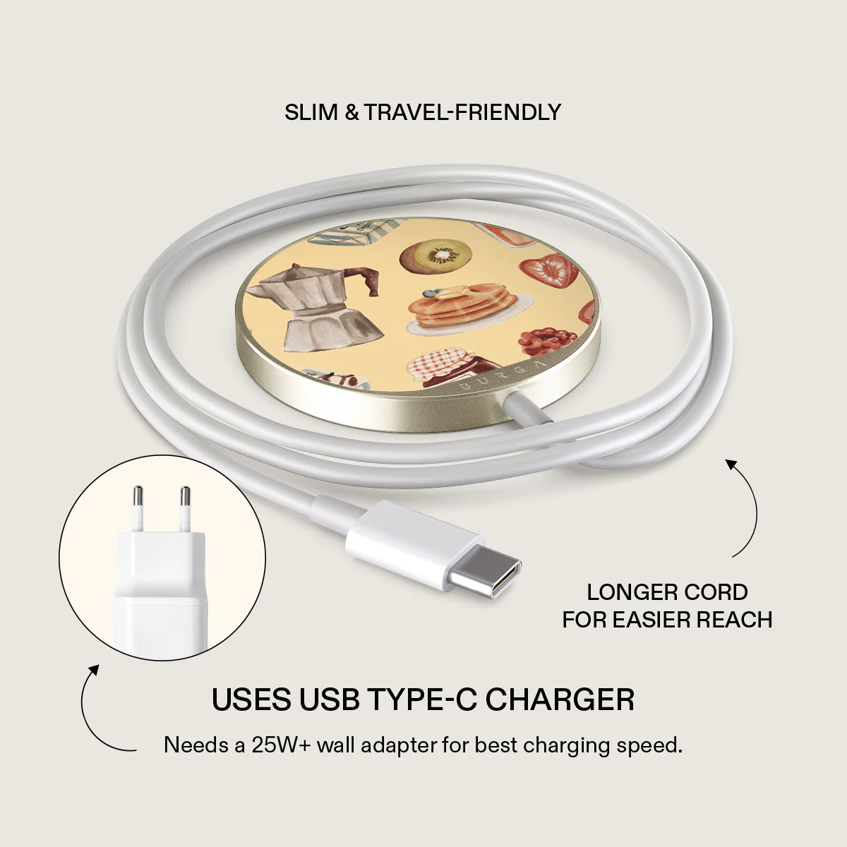 Sunny Side Up - Magnetic Wireless Charger - Image 3