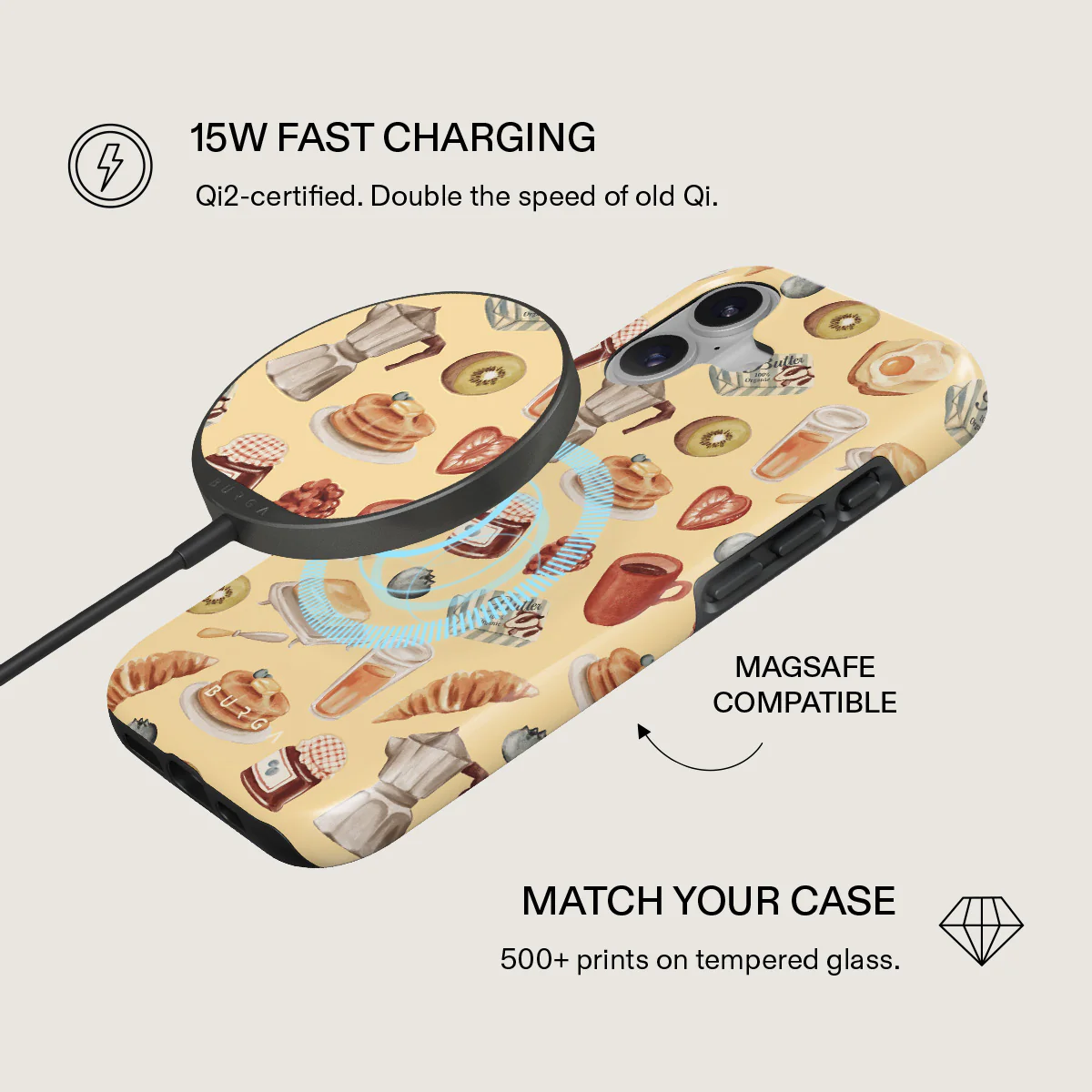 Sunny Side Up - Magnetic Wireless Charger - Image 5