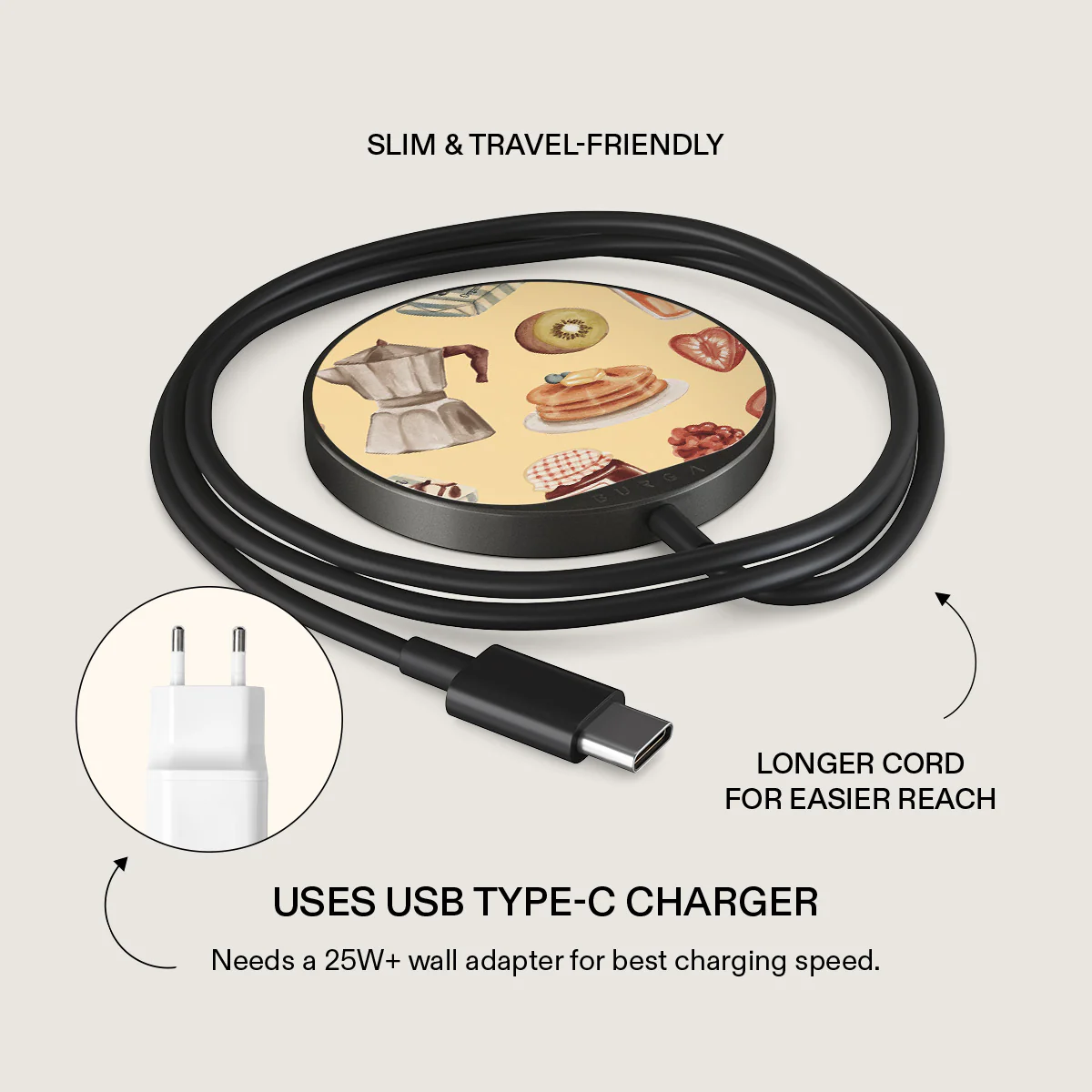 Sunny Side Up - Magnetic Wireless Charger - Image 6