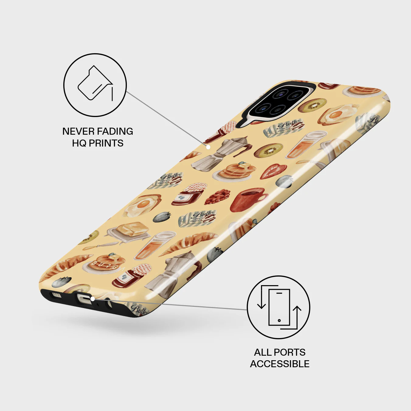 Sunny Side Up - Samsung Galaxy A12 4G Case - Image 3