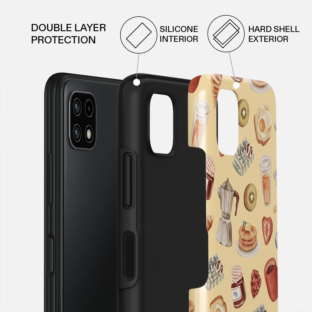 Sunny Side Up - Samsung Galaxy A22 5G Case - Image 2