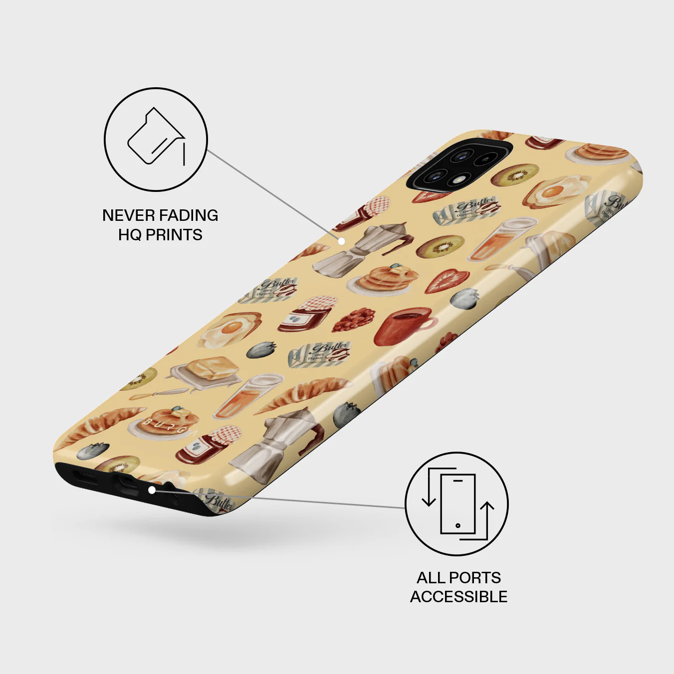 Sunny Side Up - Samsung Galaxy A22 5G Case - Image 3