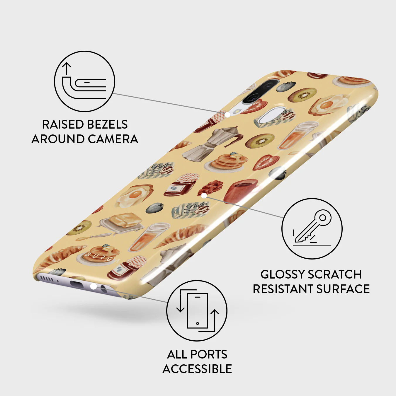 Sunny Side Up - Samsung Galaxy A40 Case - Image 3