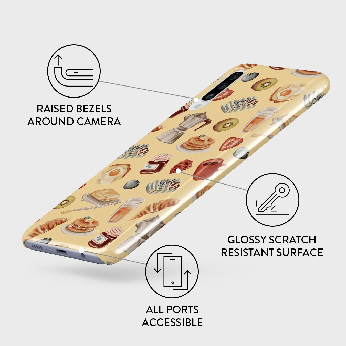 Sunny Side Up - Samsung Galaxy A50 Case - Image 3