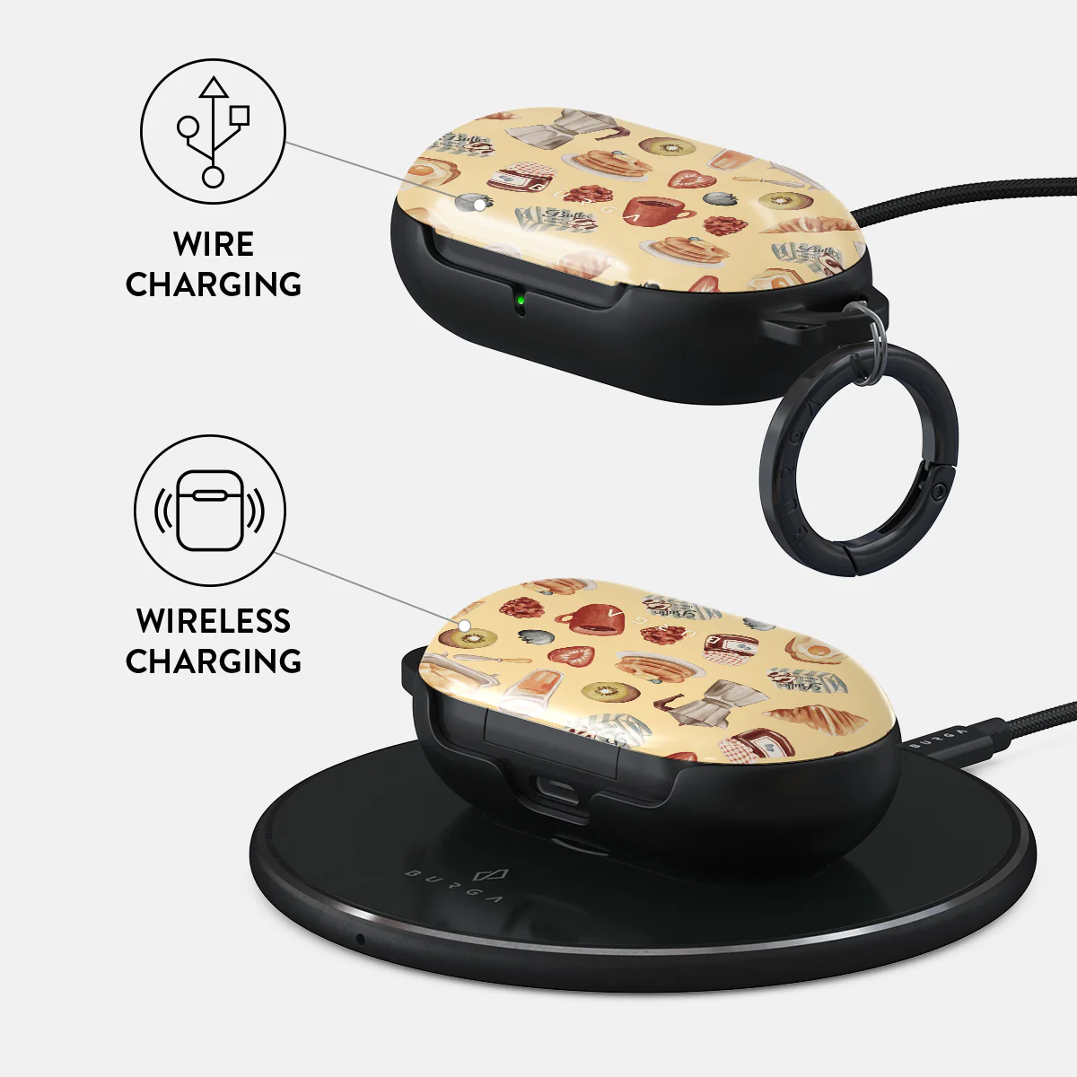 Sunny Side Up - Samsung Galaxy Buds Plus Case - Image 3