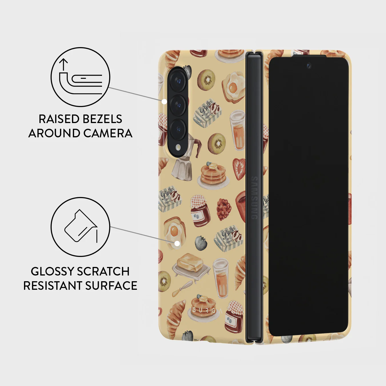 Sunny Side Up - Samsung Galaxy Z Fold 3 Case - Image 3