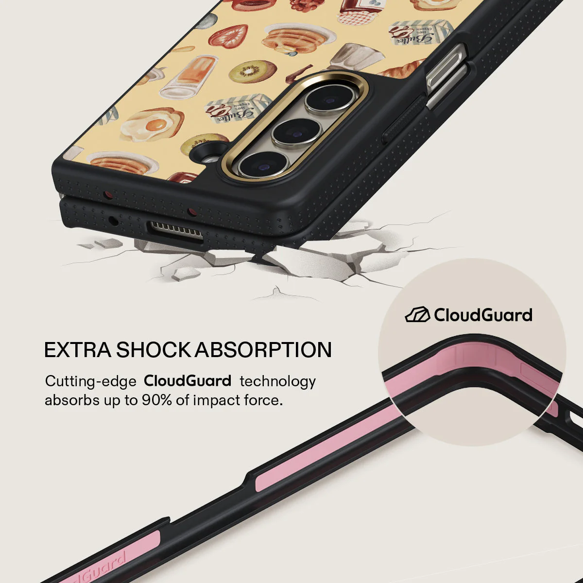 Sunny Side Up - Samsung Galaxy Z Fold 5 Case - Image 3