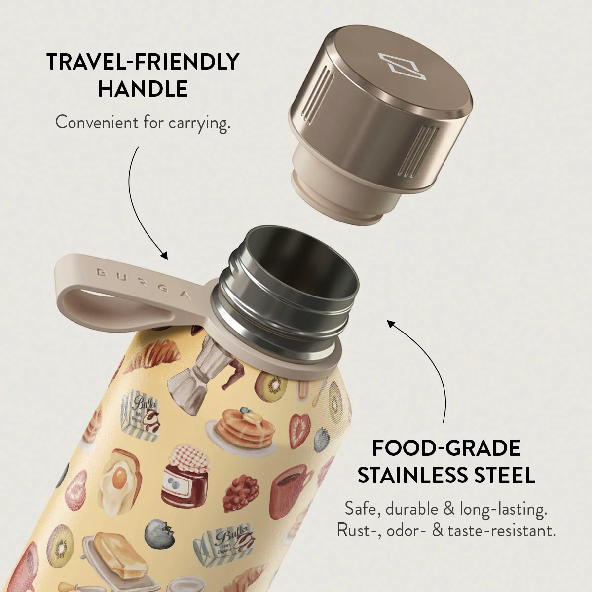 Sunny Side Up - Water Bottle - Image 4