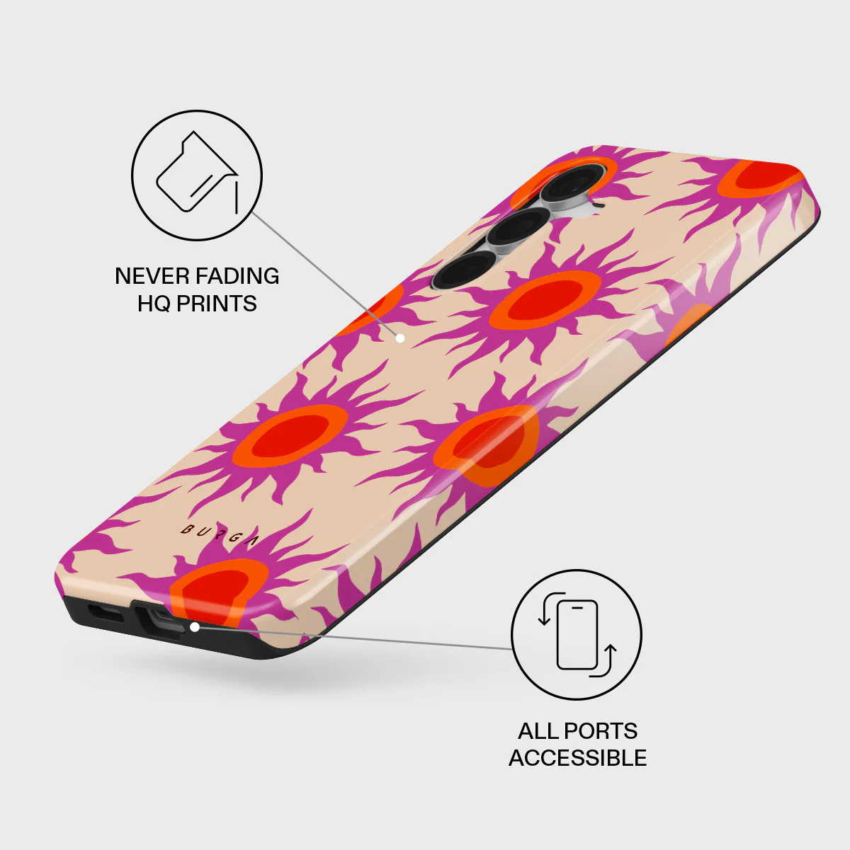 Sunset Glow - Samsung Galaxy S25 FE Case - Image 3