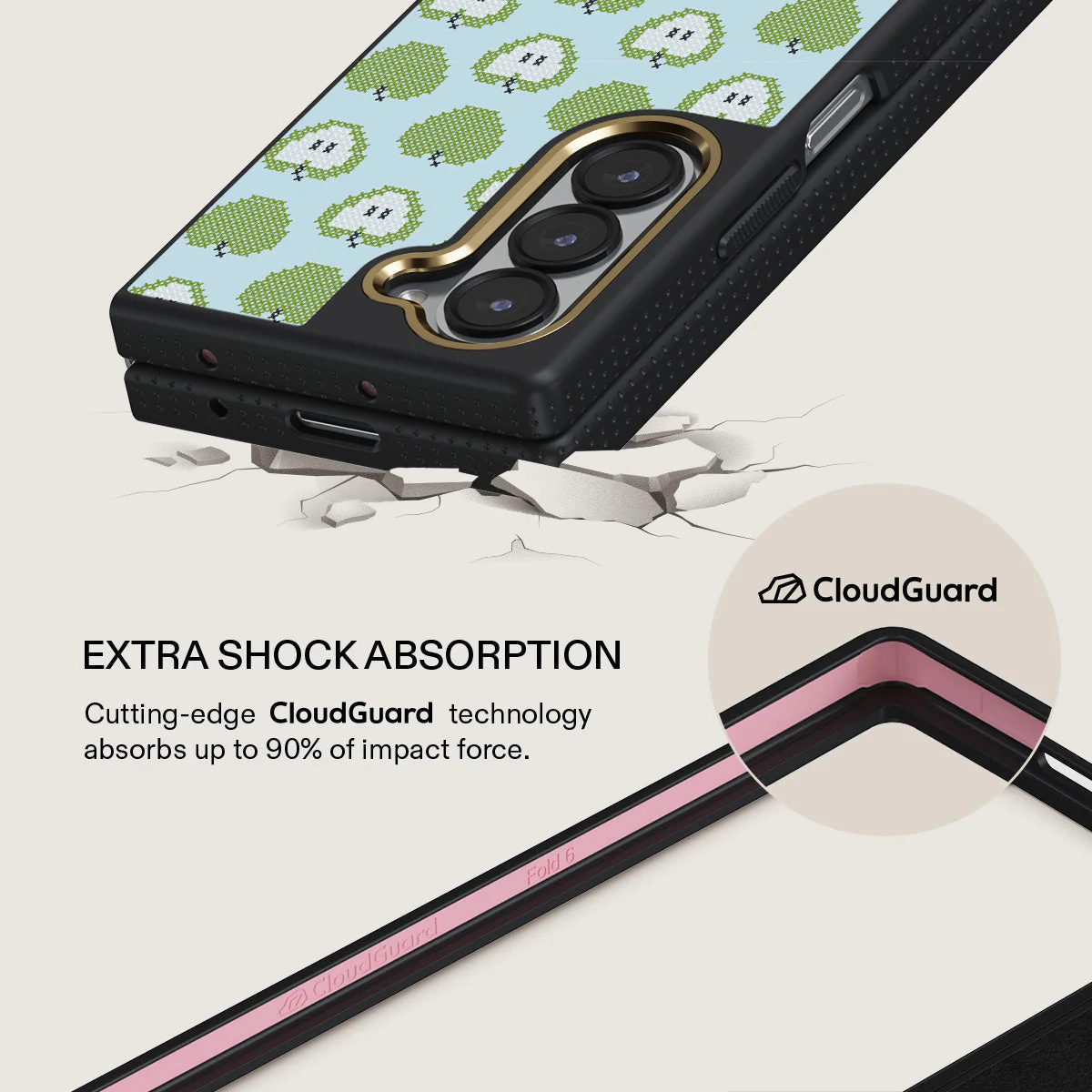 Sweet & Sour - Samsung Galaxy Z Fold 6 Case - Image 3