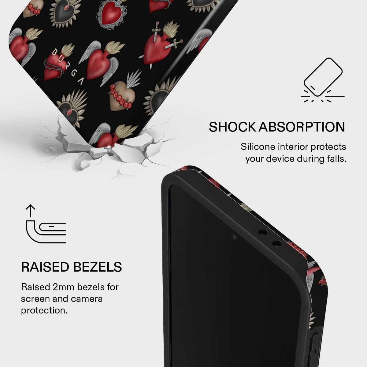 Sworn Hearts - Samsung Galaxy A37 5G Case - Image 4