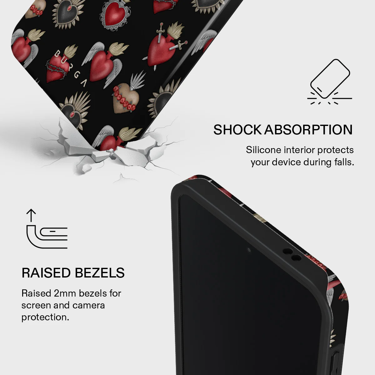 Sworn Hearts - Samsung Galaxy A57 5G Case - Image 4