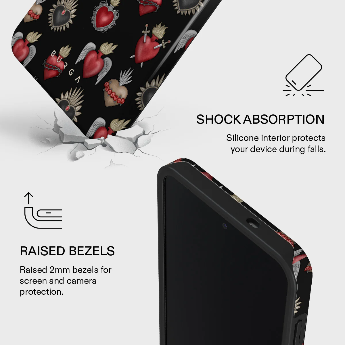 Sworn Hearts - Samsung Galaxy S25 FE Case - Image 4