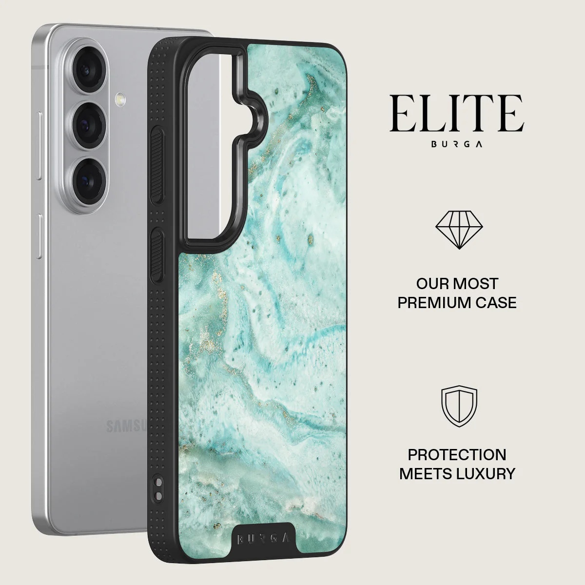 Uluwatu Waves - Teal Samsung Galaxy S26 Case - Image 13