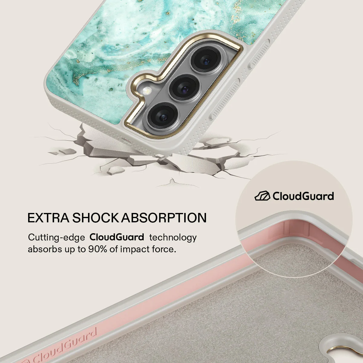 Uluwatu Waves - Teal Samsung Galaxy S26 Case - Image 28
