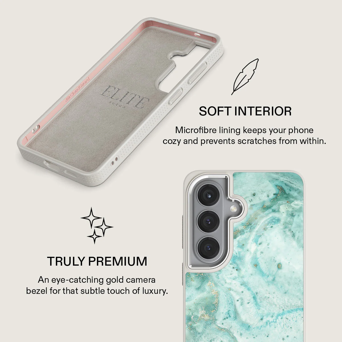 Uluwatu Waves - Teal Samsung Galaxy S26 Plus Case - Image 38
