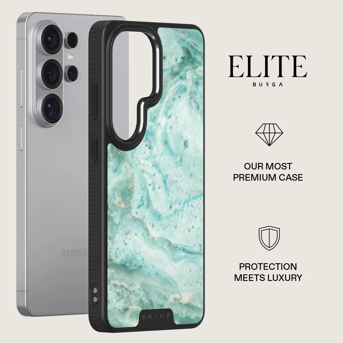 Uluwatu Waves - Teal Samsung Galaxy S26 Ultra Case - Image 13