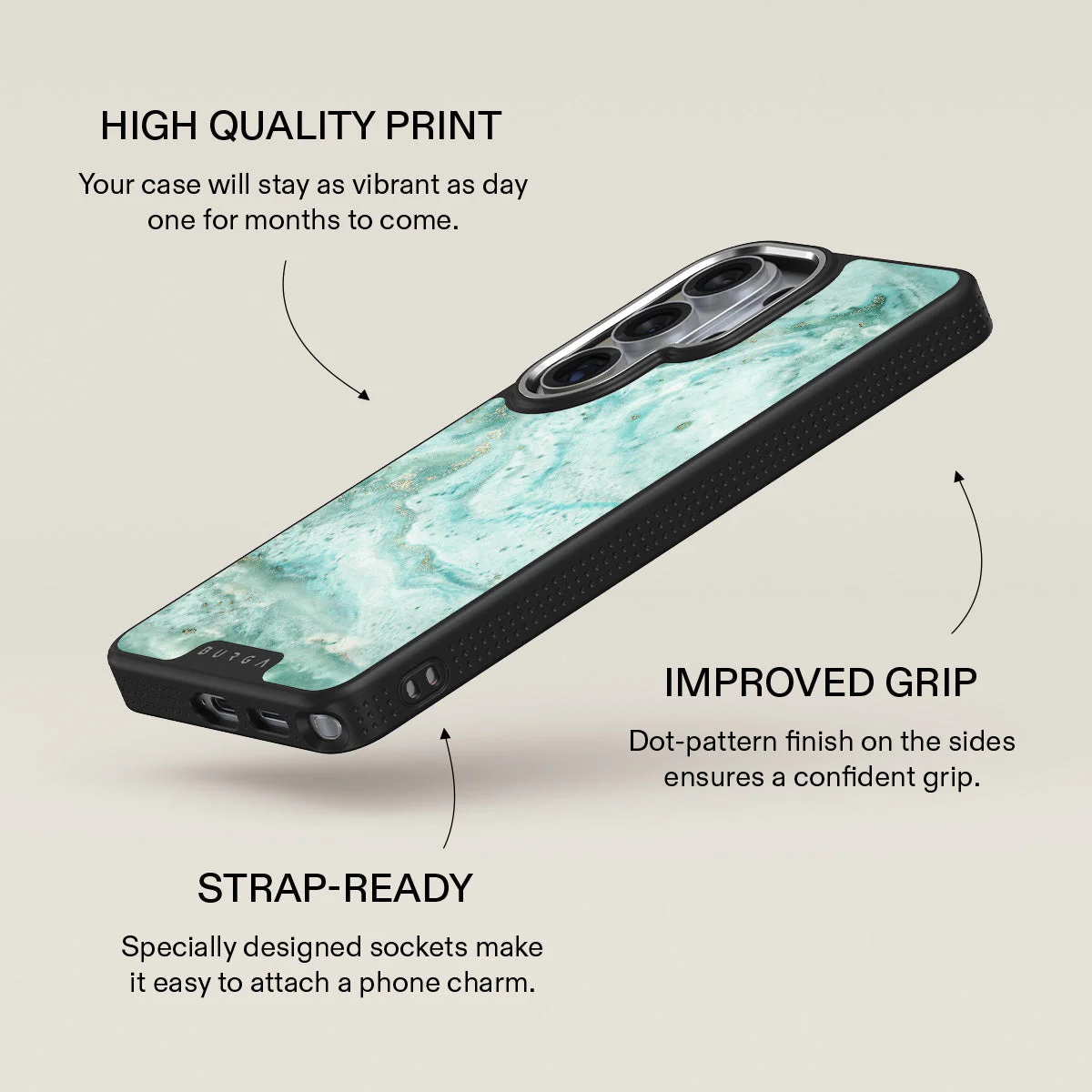 Uluwatu Waves - Teal Samsung Galaxy S26 Ultra Case - Image 23